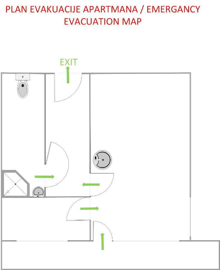 Studio Apartman Tirkiz زغرب المظهر الخارجي الصورة